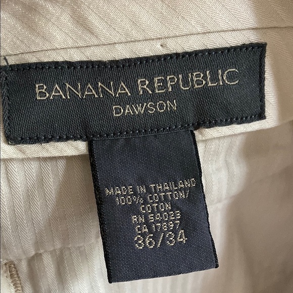 Banana Republic Men’s Tan Dawson 100% Cotton Corduroy  Pants Size 36/34 - Picture 4 of 5